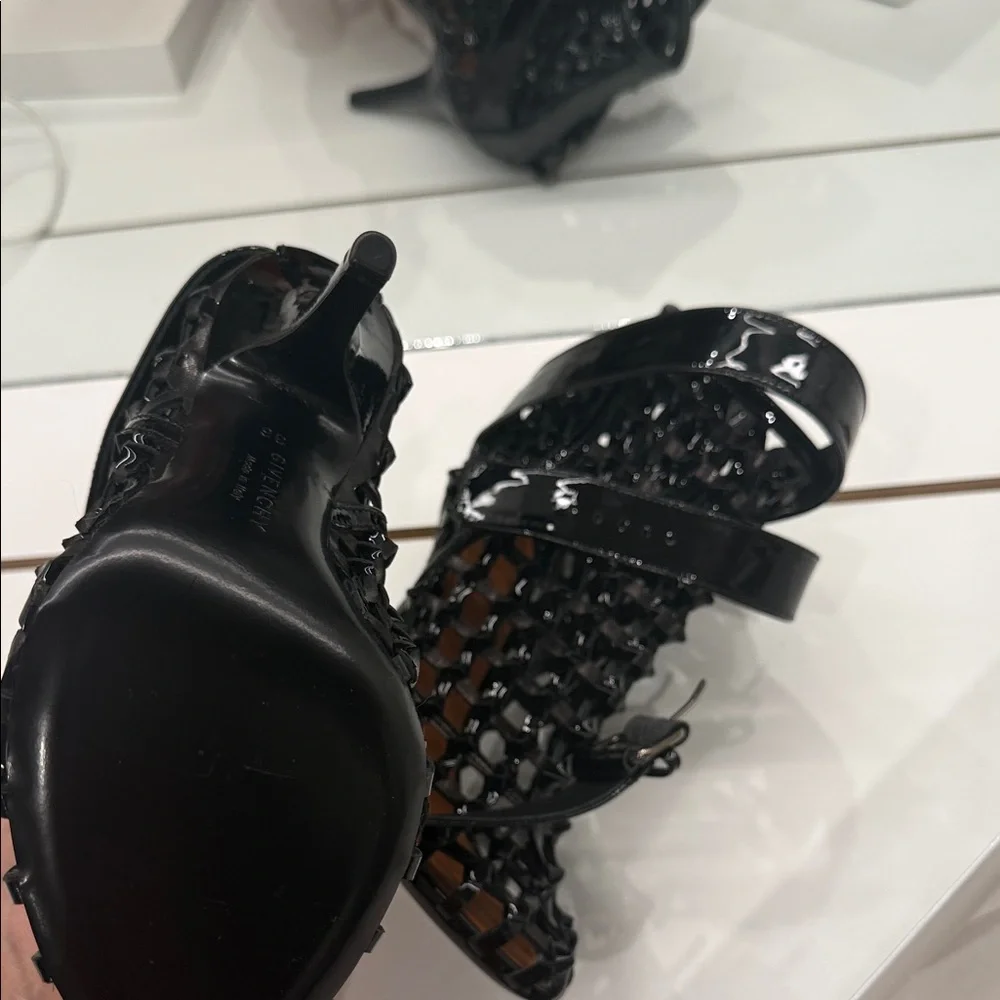 Givenchy Patent Leather Cage Boots - Picture 4 of 4